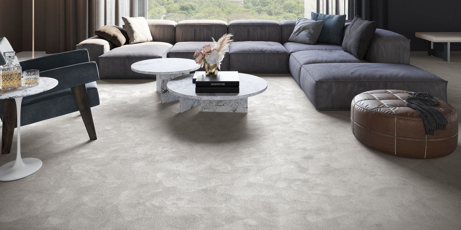 iSENSE® Carpet - Obsession 45 - Mocca - Bed