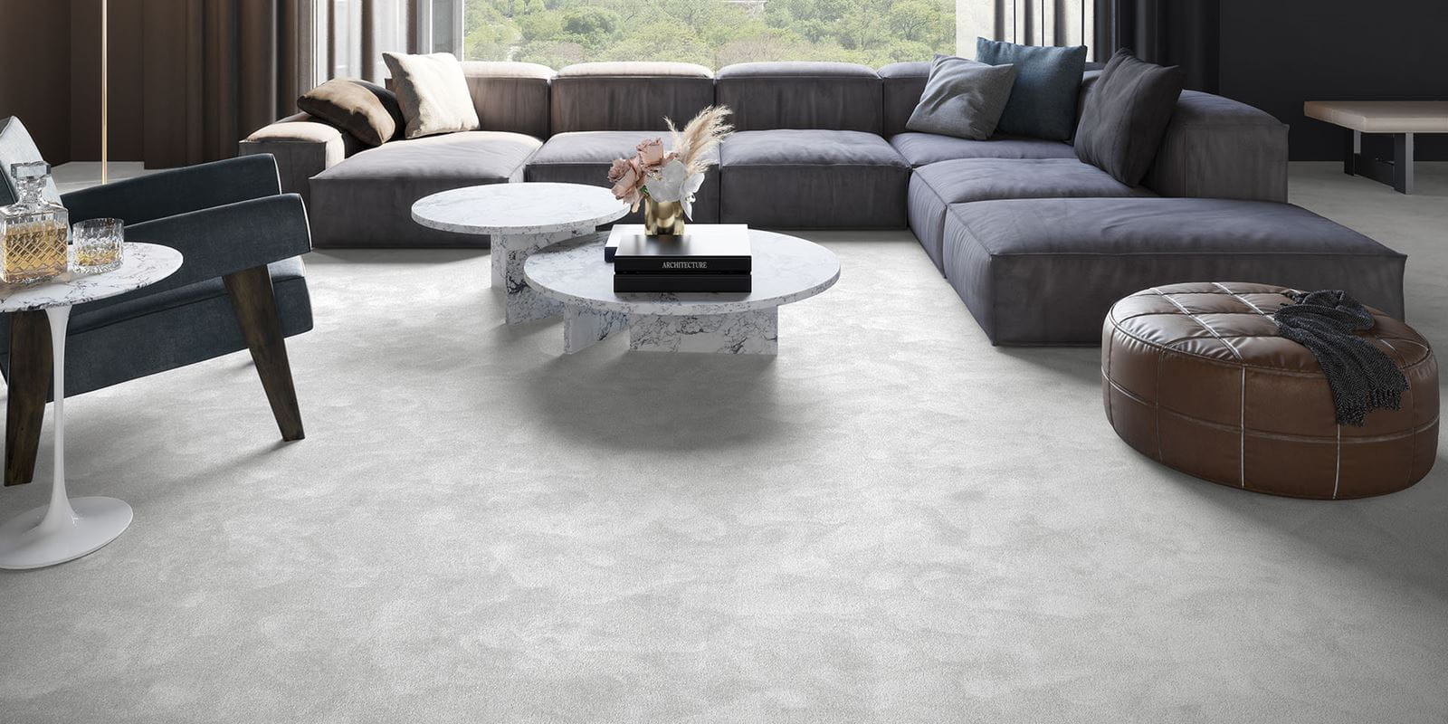 iSENSE® Carpet - Obsession 92 - Granite - Bed