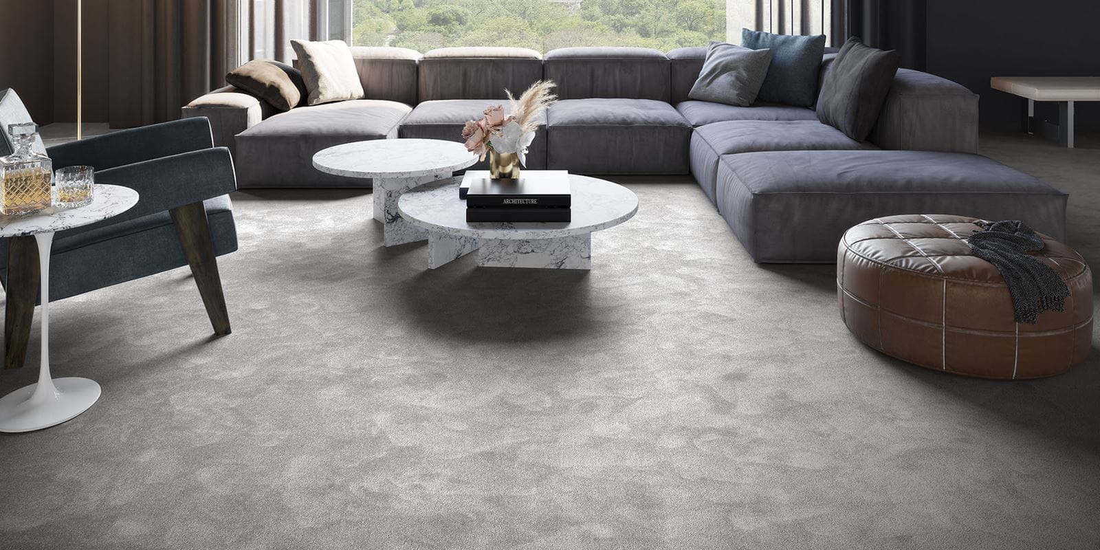 iSENSE® Carpet - Obsession 95 - Smoke - Bed